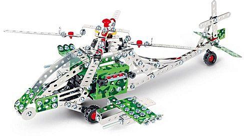 Iron Commander Magical Model DIY Metal Apache Attack Helicopter Kitt - 426 Pieces - 03262