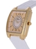 Charisma For Women Gold Dial Leather Band Watch - C5585E