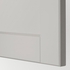 METOD Base cabinet f sink w door/front, white/Lerhyttan light grey, 60x60 cm - IKEA