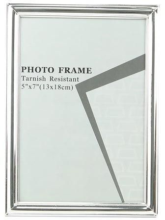 إطار صور يوضع أعلى الطاولة مزود بإطار خارجي فضي Outer frame size--L9.4xH13.3 cm Photo size--3.5x5 inch