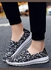Weave Detail Slip-On Shoes Grey/White/Black