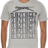 Slazenger S007648C PK A Crosby Printed T-Shirt for Men - L, Grey Marl