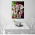 Colorful Elephant Wall Art Painting Multicolour 30 x 40centimeter