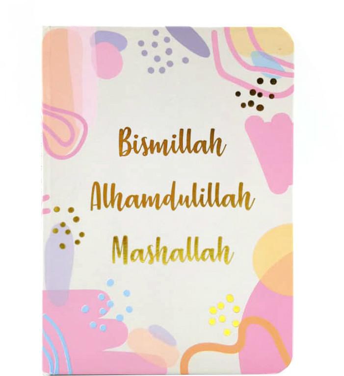 Duagifts Bismillah Alhamdulillah Mashallah Luxe A6 Notebook (Mix Colors)