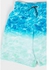 printed Elasticated shorts swimsuit For Men - Blue