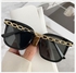 Fashion Unisex Polarized Sunglasses Square Metal Frame Sun Glasses+Glasses Case