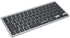 Manhattan منهاتن لوحة مفاتيح لاسلكي Ultra Slim Dual-Mode - رمادي غامق / أسود