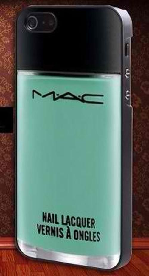Mac Nail Polish Case for iPhone 5 Green