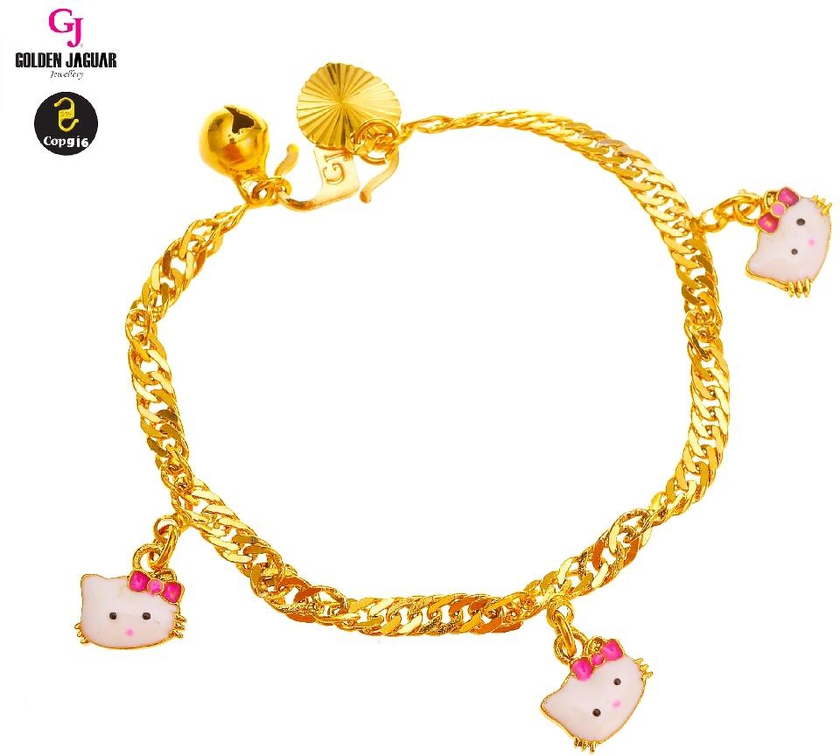 GJ Jewellery Emas Korea Bracelet - Gila-Gila SS  Kids 2.0 9360211-1