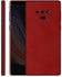 Protective Vinyl Skin Decal For Samsung Galaxy Note 9 Red Leather