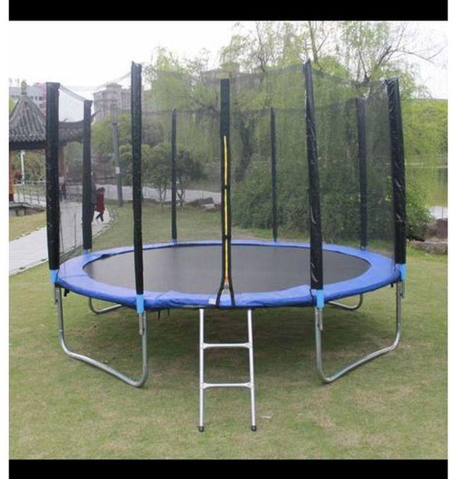 10Ft Big Trampoline Rebounder With Combo Net & Ladder(Prepaid Orders Only)
