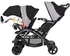 Baby Trend Sit N' Stand Double Stroller with Flex-Loc Infant Car Seat, Onyx Black