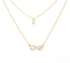 Tanos - Fashion Chain Necklace Infinity Heart.