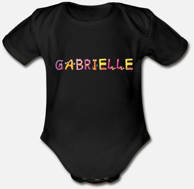 Gabrielle Organic Short Sleeve Baby Bodysuit_2