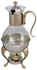 Sheffield 8000108 Tea Pot with Candle - 1 Litre - Silver