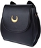 Fashion Moon Pattern Embellishment Bag for Women - Black